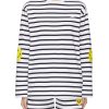 Clothing * | Joshua'S Quick Delivery Smiley Face Print Striped Cotton Long Sleeve T-Shirt