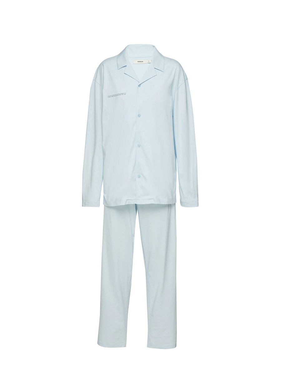 Clothing * | Pangaia Hot Sale Organic Cotton Pajama Shirt & Track Pants Set