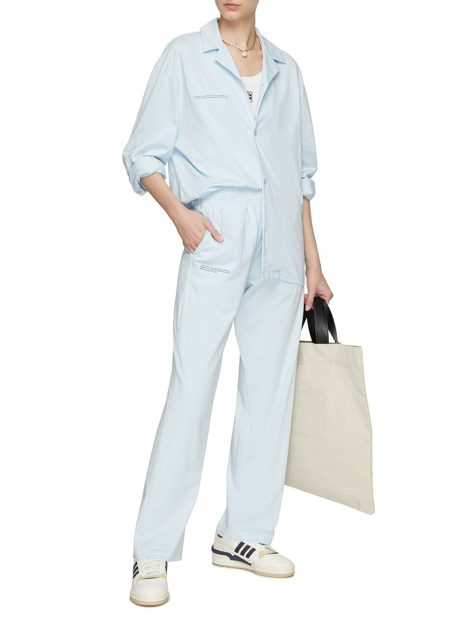 Clothing * | Pangaia Hot Sale Organic Cotton Pajama Shirt & Track Pants Set