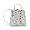 Bags * | Alaia Shop 'Mina' 16 Vienne Perforated Calfskin Leather Tote Bag