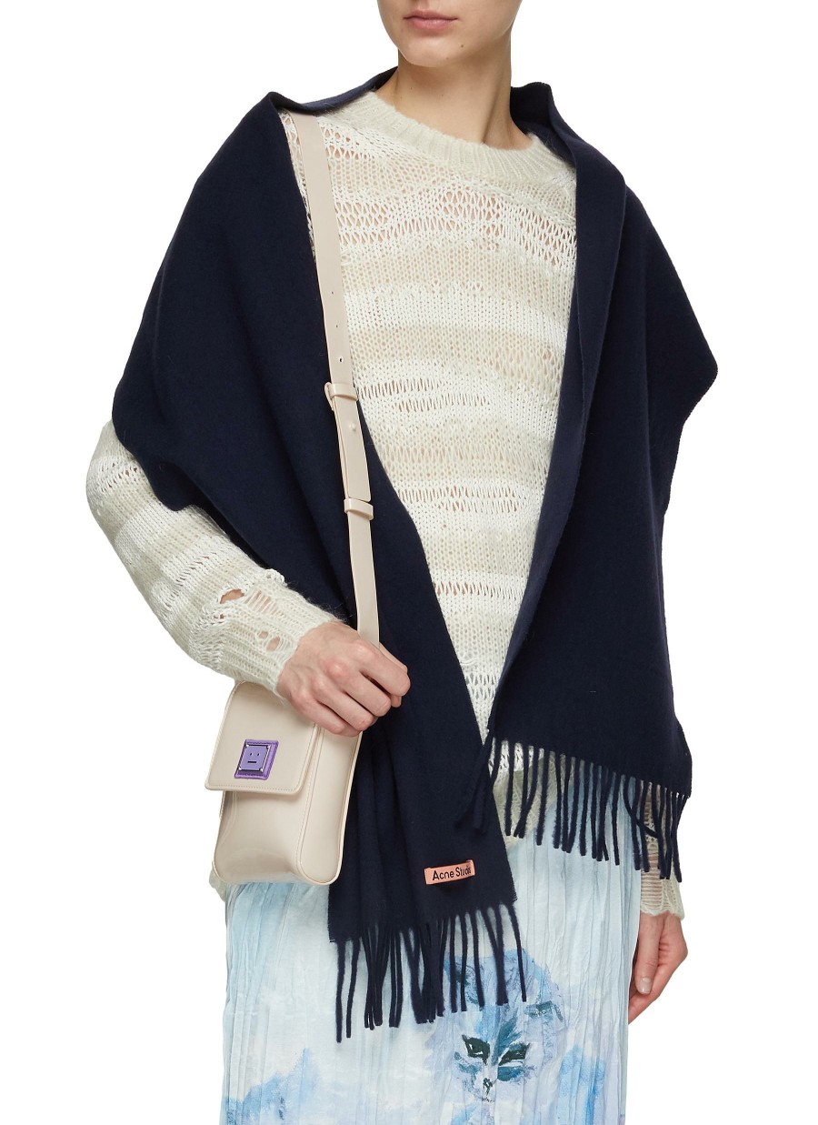 Accessories * | Acne Studios Shop Wool Fringed Scarf