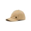 Accessories * | Maison Michel Fashion 'Tiger' Round Logo Plaque Cashmere Blend Cap