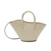 Bags * | Little Liffner Closeout Sale Micro 'Tulip' Wavy Rim Leather Tote Bag