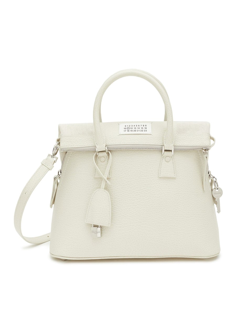 Bags * | Maison Margiela Online Medium '5Ac' Grained Leather Shoulder Bag