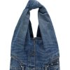 Bags * | Alexander Wang Quick Delivery Small Washed 5 Pocket Jeans Hobo Bag