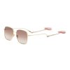 Accessories * | Gucci Tendy Style Heart Charm Metal Frame Pink Lens Sunglasses