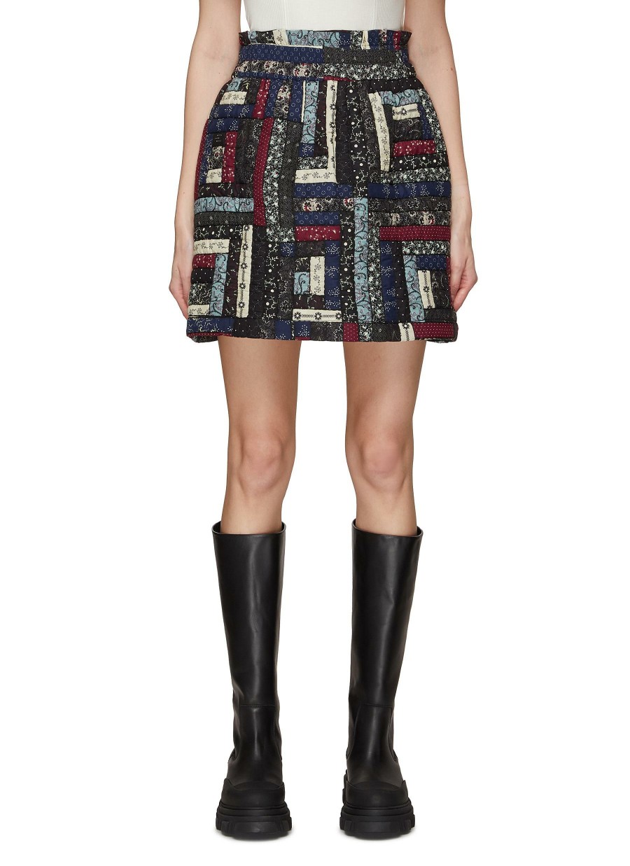 Clothing * | Sea Premium 'Alani' Patchwork Print Mini Skirt