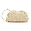 Bags * | Mansur Gavriel Online 'Mini Cloud' Pleated Leather Clutch