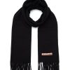 Accessories * | Acne Studios Hot Sale Wool Fringed Scarf