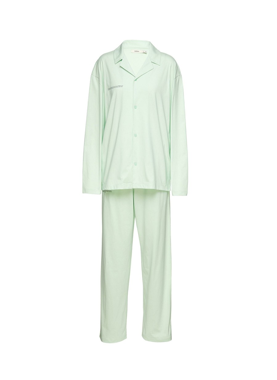 Clothing * | Pangaia Online Organic Cotton Pajama Shirt & Track Pants Set