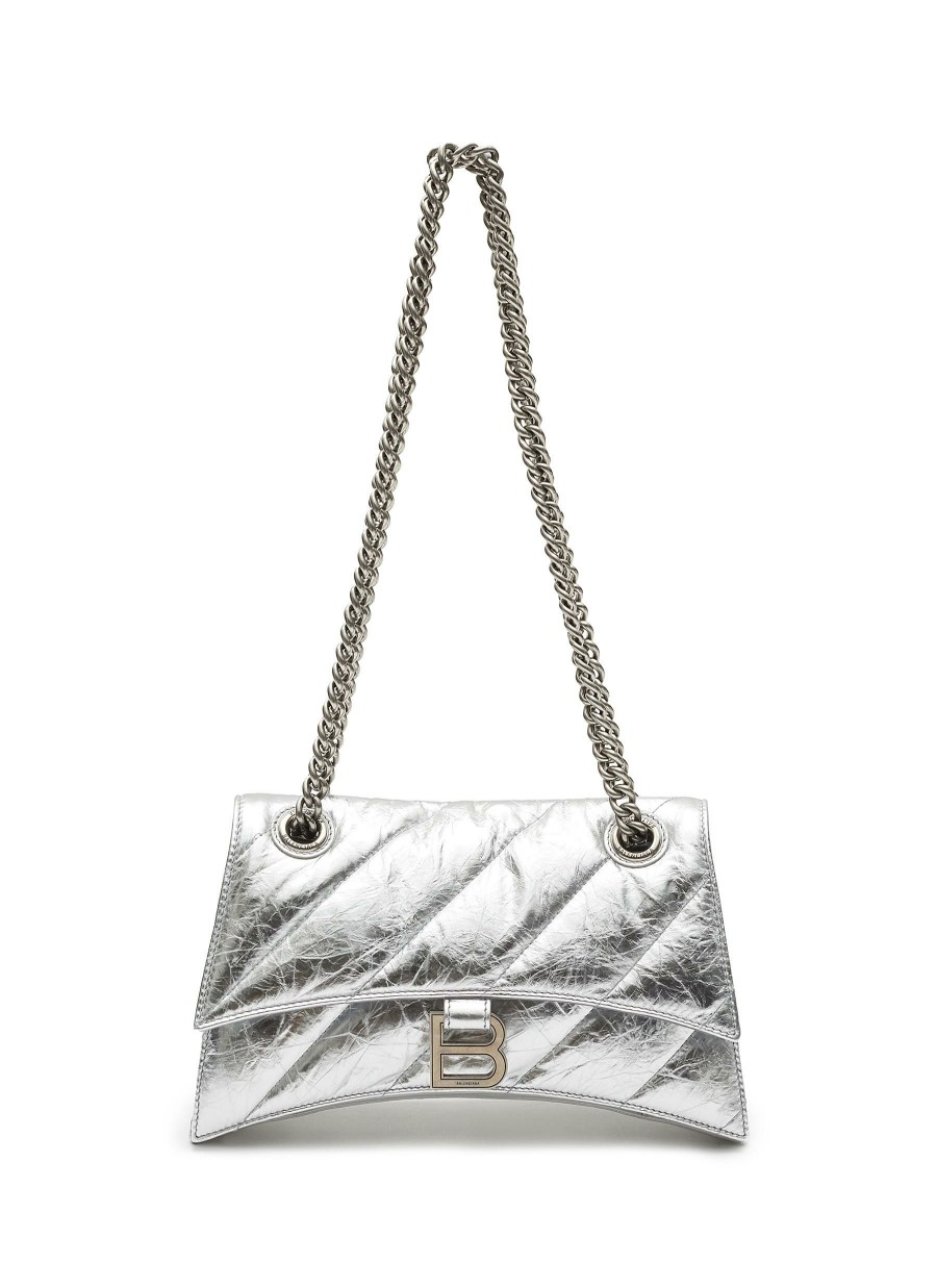 Bags * | Balenciaga Clearance 'Crush' Quilted Chain Bag