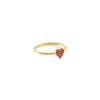 Accessories * | Eyem Flash Sale 'Love' 18K Gold Plated Sterling Silver Ruby Zirconia Ring