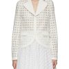 Clothing * | Giambattista Valli Outlet Long Sleeve Treillage Macrame Jacket