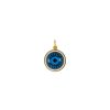 Accessories * | Eyem Hot Sale 18K Gold Plated Sterling Silver Peridot Enamel Pendant