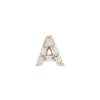 Accessories * | Missoma Quick Delivery Crystal Embellished 'A' Initial Pave Single Stud Earring