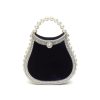 Bags * | Mae Cassidy Free Delivery 'Nimmi' Pearl Top Handle Velvet Bag