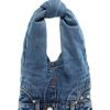 Bags * | Alexander Wang Best Sellers Mini Washed 5 Pocket Jeans Hobo Bag