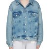 Clothing * | Good American Clearance Oversize Denim Trucker Jacket