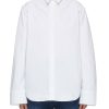 Clothing * | Toteme Quick Delivery Concealed Placket Wide Cotton Shirt