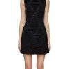 Clothing * | Alaia Best Sale Mock Neck Sleeveless Python Effect Mini Dress