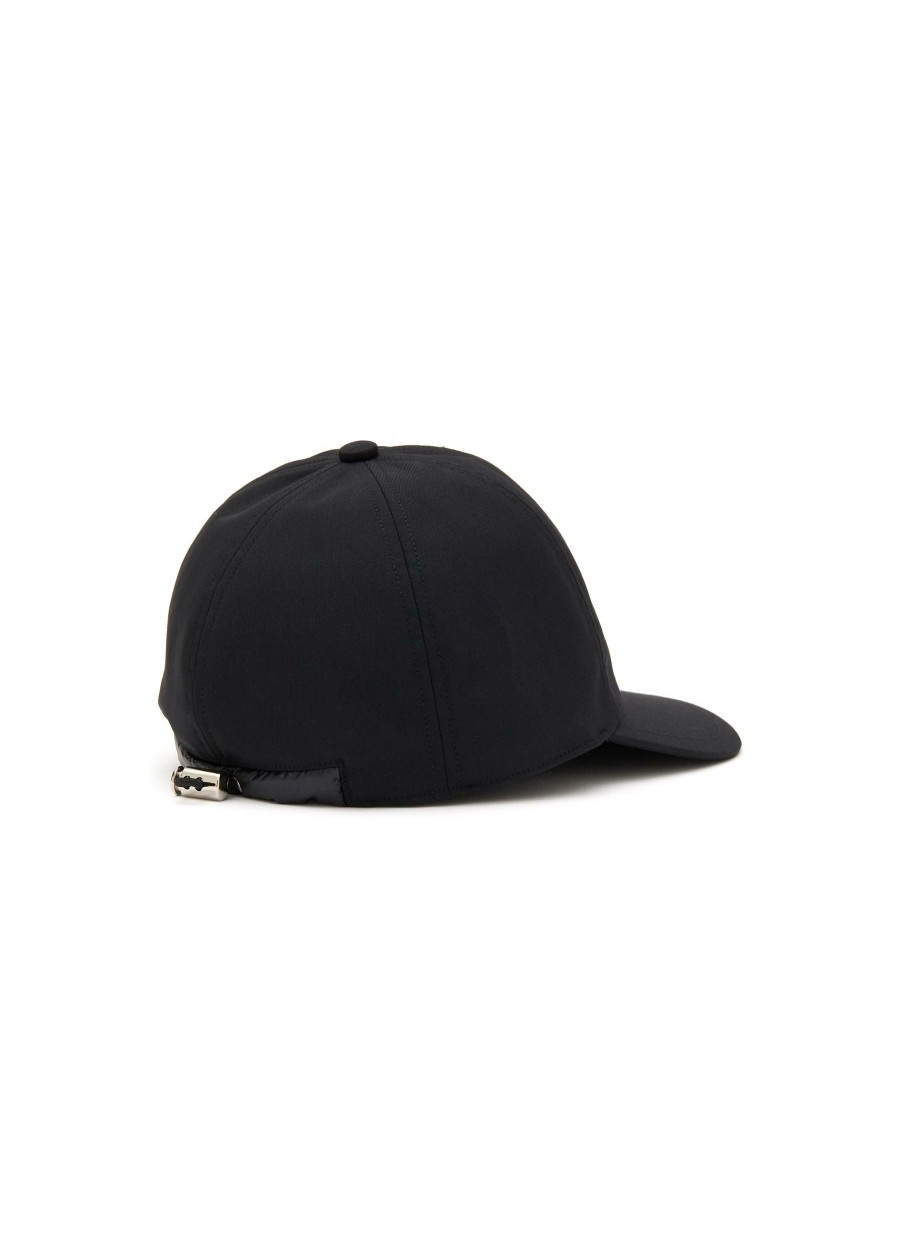 Accessories * | Sacai Good Quality Drawstring Back Logo Embroidery Wool Cap