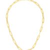 Accessories * | Missoma Closeout Sale 'Twisted' Coterie 18K Gold Plated Chain Necklace