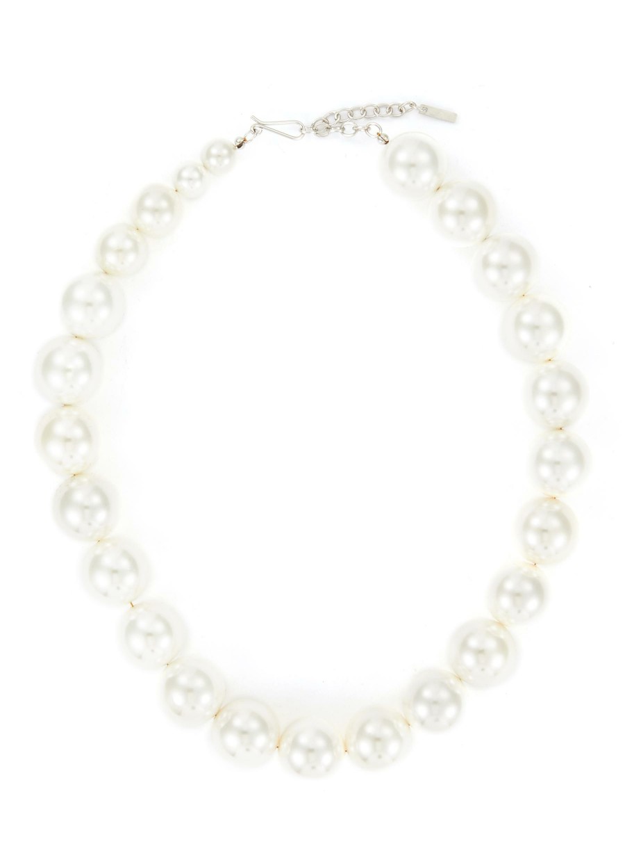 Accessories * | Completedworks Outlet Sale 14K Platinum Plated Silver Freshwater Pearl Necklace