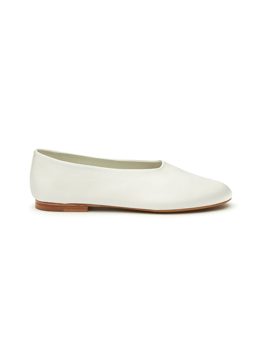 Shoes * | Equil Quick Delivery 'Venezia' Satin Ballerina Flats