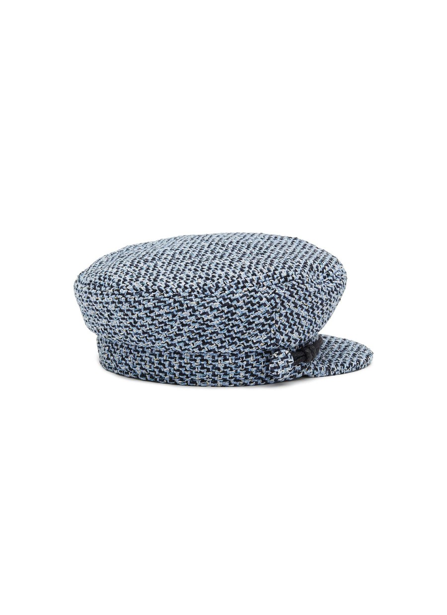 Accessories * | Maison Michel Quick Delivery 'New Abby' Contrasting Cord Tweed Sailor Cap