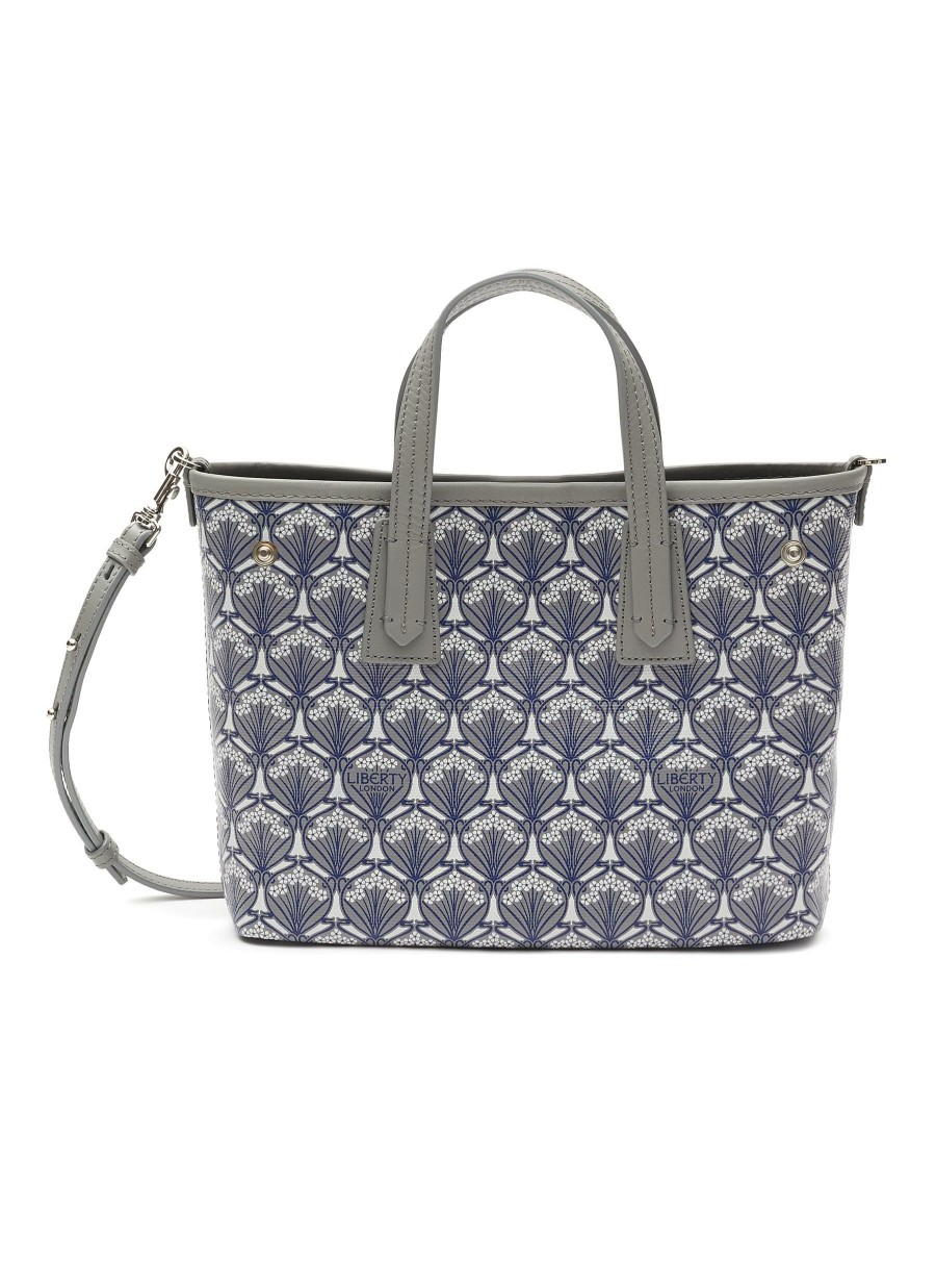 Bags * | Liberty London Discount 'Iphis Mini Marlborough' Printed Canvas Tote Bag