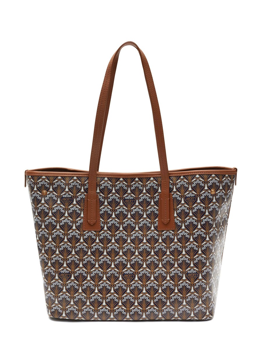 Bags * | Liberty London Hot Sale 'Iphis Little Marlborough' Printed Canvas Tote Bag