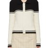 Clothing * | Dunst Quick Delivery Shirt Collar Colourblock Knit Cardigan