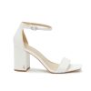 Shoes * | Sam Edelman Best Sale 'Daniella' 80 Single Band Square Toe Leather Block Heeled Sandals