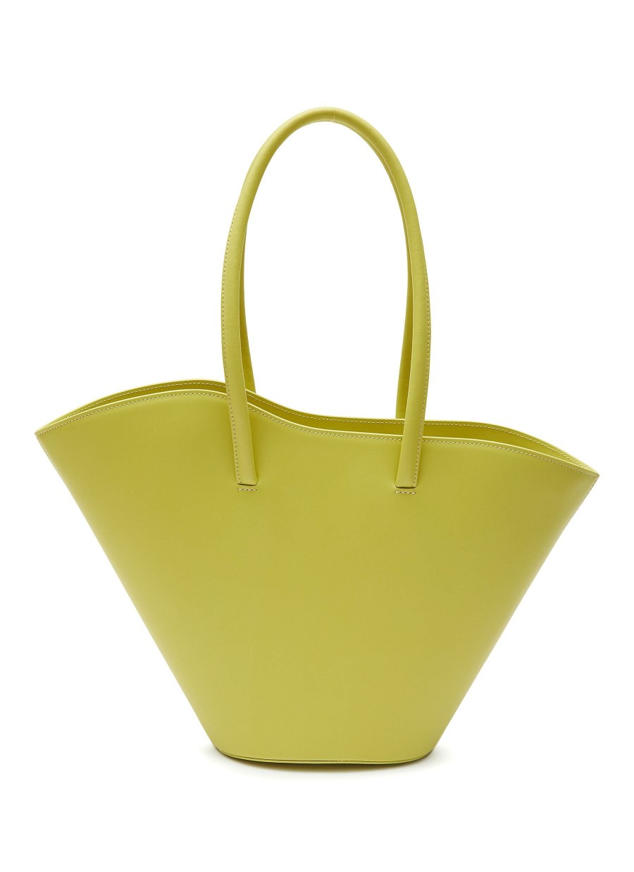 Bags * | Little Liffner Hot Sale Tall 'Tulip' Wavy Rim Leather Tote Bag