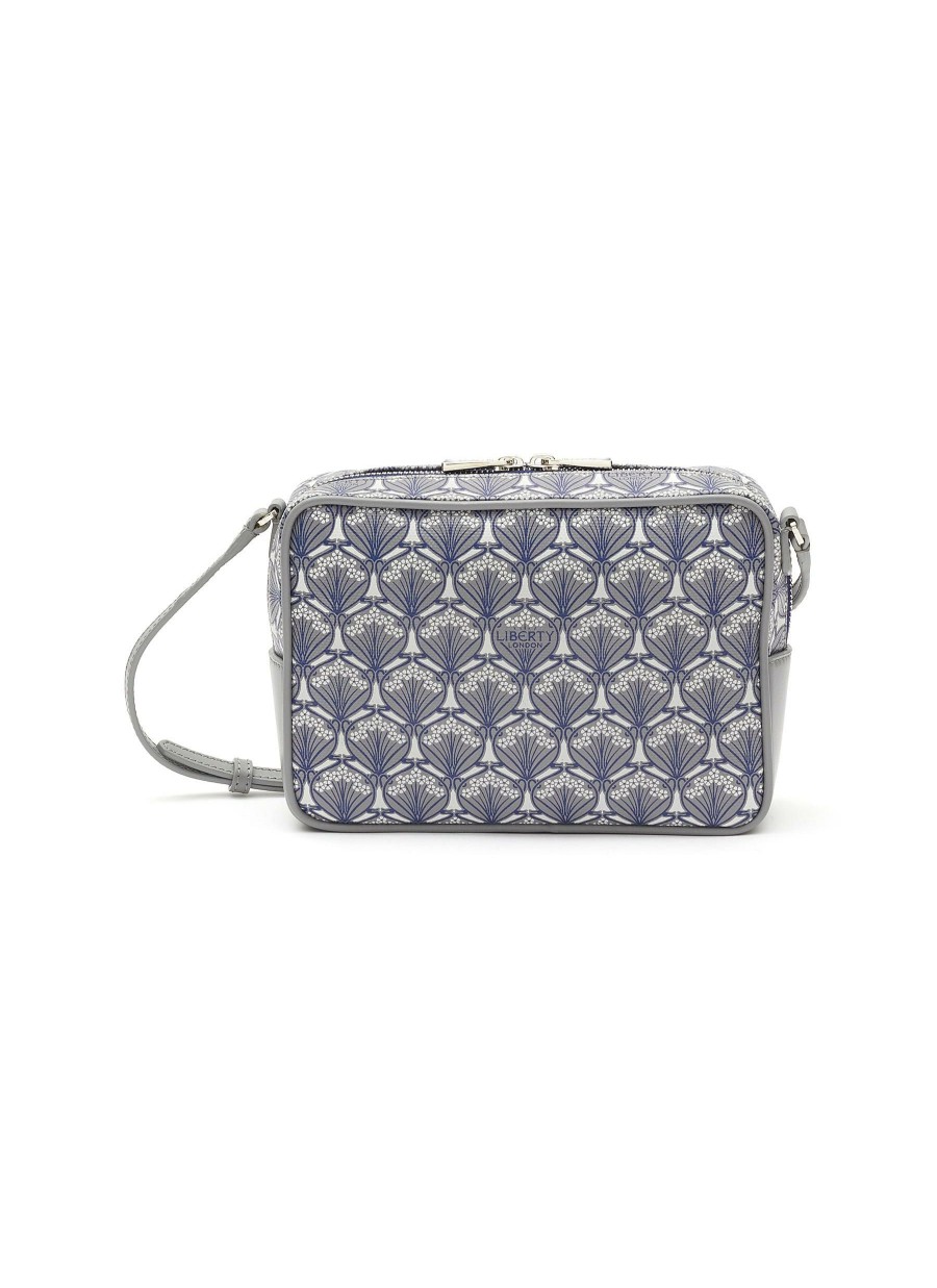 Bags * | Liberty London Discount 'Iphis Maddox' Printed Canvas Crossbody Bag