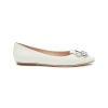 Shoes * | Rodo Hot Sale 'Lotus' Strass Embellished Leather Flats