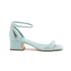 Shoes * | Sam Edelman Excellent Quality 'Wilson' 45 Single Band Square Toe Suede Block Heeled Sandals