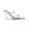 Shoes * | Alaia Best Sale 'Coeur' 90 Pvc Strap Patent Leather Mules