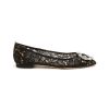 Shoes * | Sjp By Sarah Jessica Parker Outlet Sale 'Sonnet' Crystal Embellished Buckle Point Toe Lace Skimmer Flats