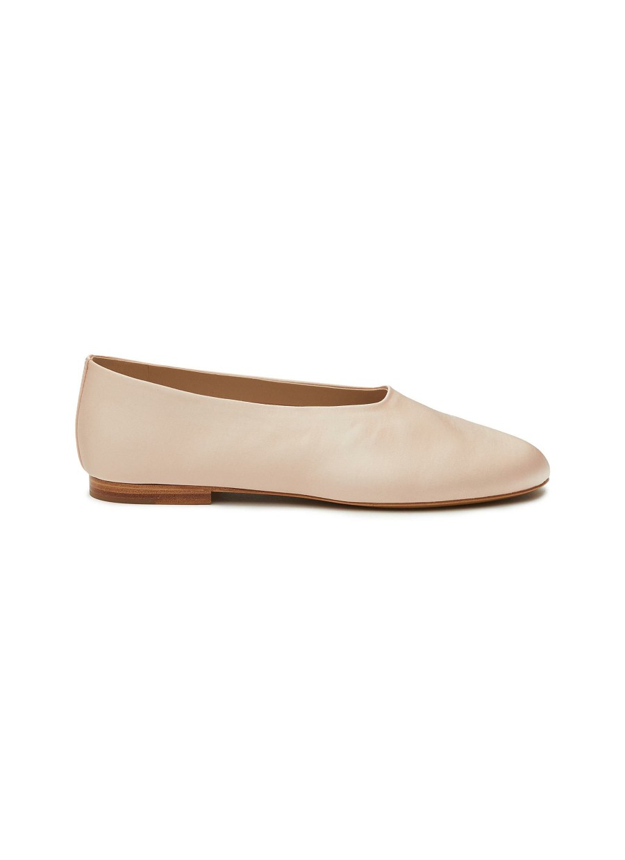 Shoes * | Equil Good Quality 'Venezia' Satin Ballerina Flats