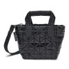 Bags * | Veecollective Excellent Quality Mini 'Vee' Quilted Glossy Nylon Tote Bag