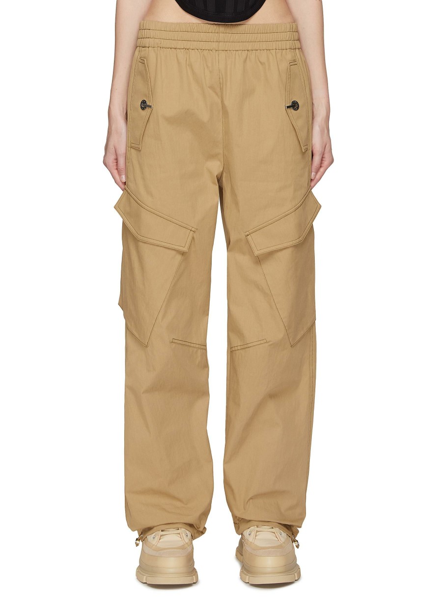 Clothing * | Dion Lee Excellent Quality Elasticated Waist Low Rise Latch Cargo Pants