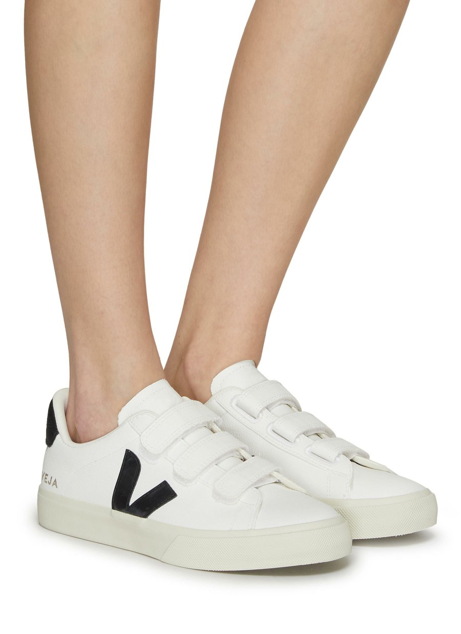 Shoes * | Veja Crazy Deals 'Recife' Low Top Triple Velcro Chromefree Leather Sneakers