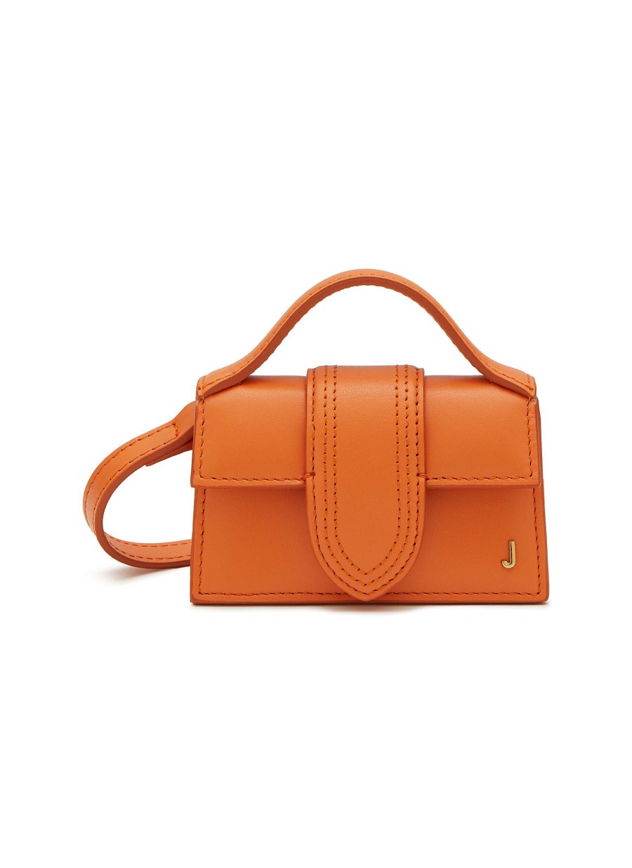 Bags * | Jacquemus Hot Sale 'Le Petit Bambino' Leather Crossbody Bag