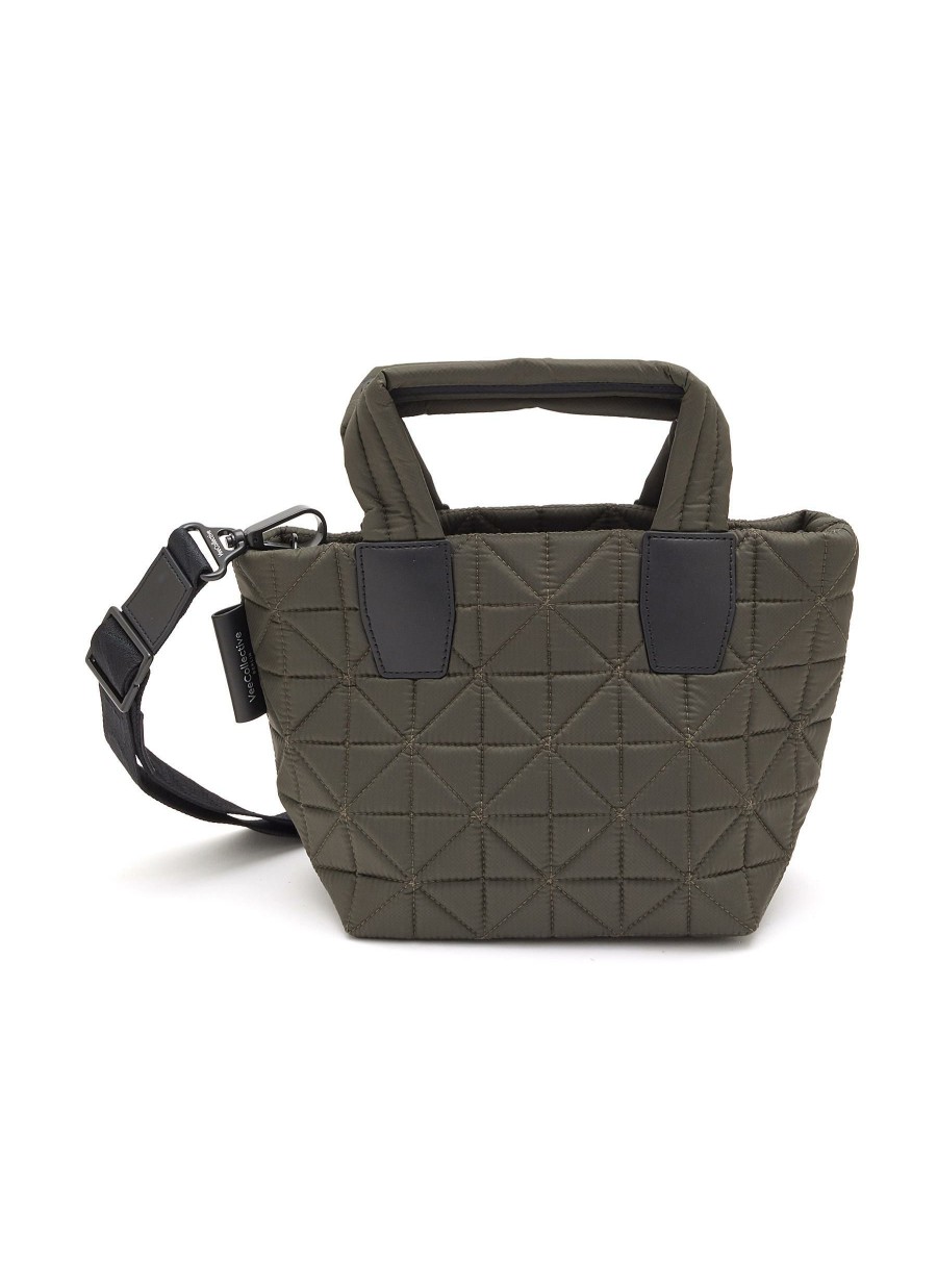 Bags * | Veecollective Excellent Quality Mini 'Vee' Quilted Nylon Tote Bag