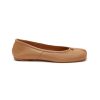 Shoes * | Maison Margiela Premium 'Tabi' Split Toe Leather Ballerina Flats