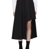 Clothing * | Alexander Mcqueen Outlet Asymmetric Hem High Waist Tailored Midi Skirt