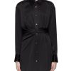 Clothing * | T By Alexander Wang Good Quality Threaded Placket Button Up Shirt Dress