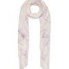 Accessories * | Alexander Mcqueen Good Quality Handwritten Logo Silk Cotton Blend Scarf