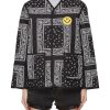 Clothing * | Joshua'S Good Quality Crocheted Smiley Face Quilted Bandana Jacket